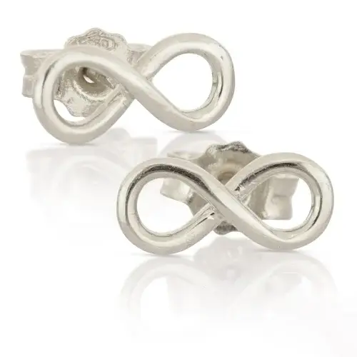 Orecchini Infinito Oro Bianco 18 kt GL102541