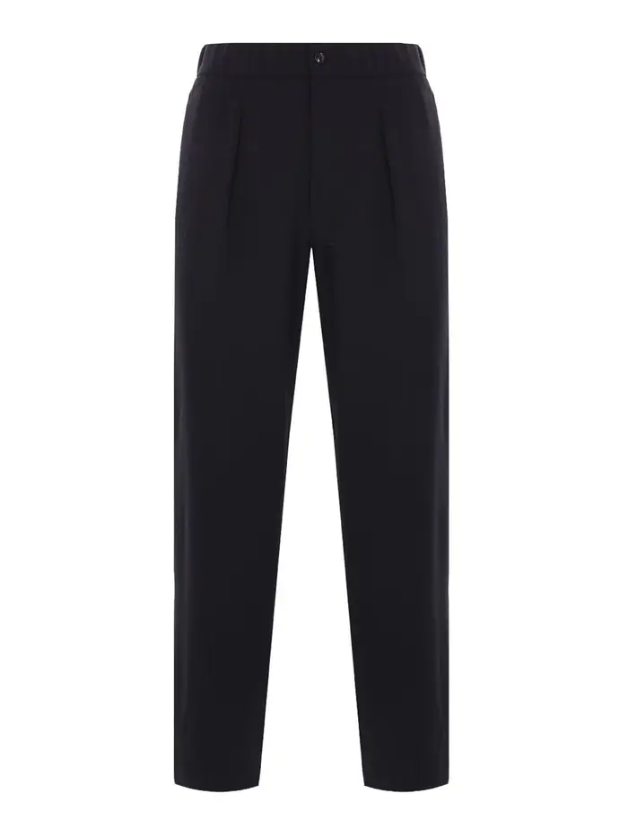 Giorgio Armani Pantaloni Con Elastico In Vita Nero