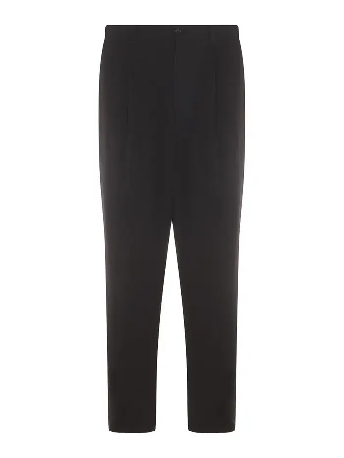 Giorgio Armani Pantaloni di lana neri Nero