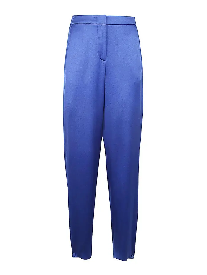 Giorgio Armani Pantaloni in raso Blu