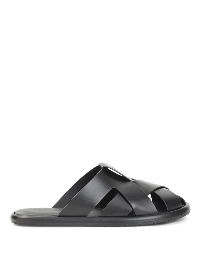 Giorgio Armani Sandali in pelle Nero