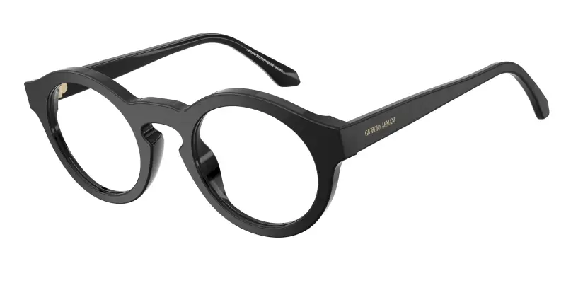 Giorgio Armani Unisex AR7292U 5009 Montature da vista Acetato Nero Trasparente Pantos Normale