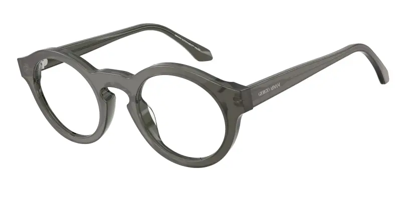 Giorgio Armani Unisex AR7292U 6396 Montature da vista Acetato Verde Trasparente Pantos Normale