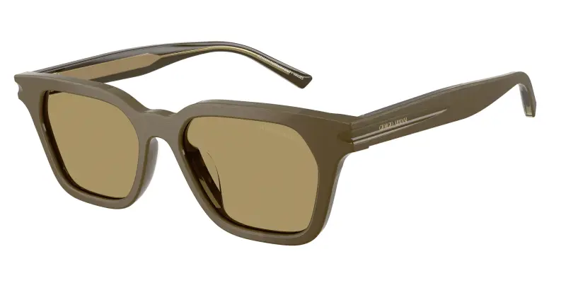 Giorgio Armani Unisex AR8251U 6401/2 Occhiali da sole Acetato Verde Verde Pillow Normale