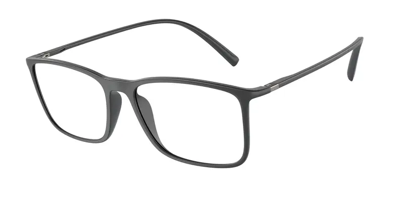 Giorgio Armani Uomo AR7244U 5060 Montature da vista Iniettato Grigio Trasparente Squadrata Normale