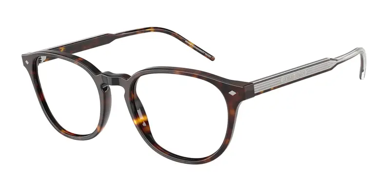 Giorgio Armani Uomo AR7259 5879 Montature da vista Acetato Tartaruga Trasparente Pantos Normale
