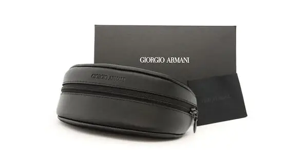 Giorgio Armani Uomo AR8169 504255 Occhiali da sole Nylon Nero Blu Squadrata Specchiate