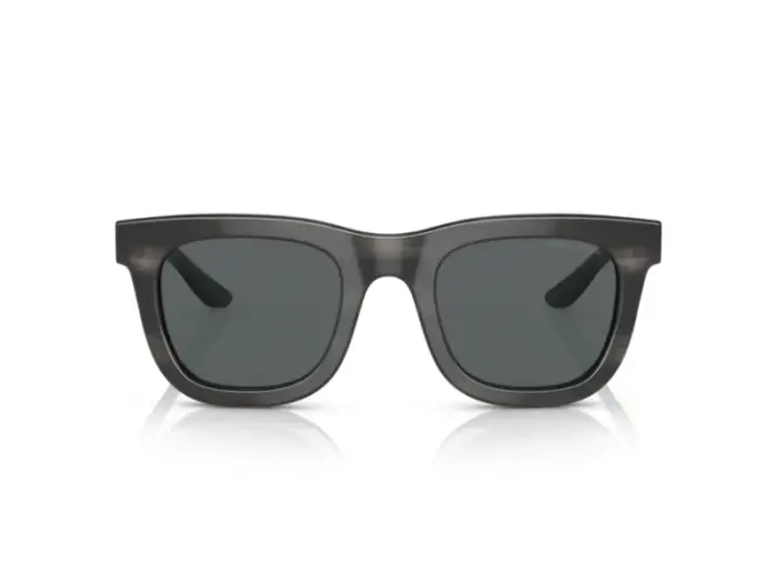 Giorgio Armani Uomo AR8171 5964P2 Occhiali da sole Acetato Grigio Grigio Squadrata Polarizzata