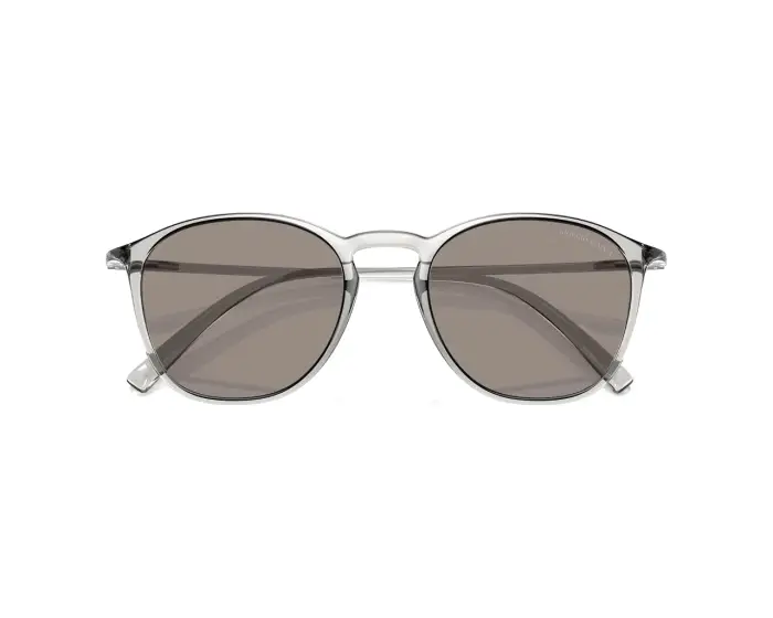 Giorgio Armani Uomo AR8186U 5948M4 Occhiali da sole Plastica Grigio Trasparente Squadrata Fotocromatiche