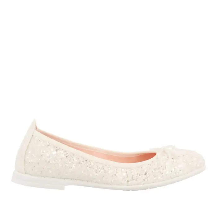 Ballerine da bambina Gioseppo Kolonge Blanc