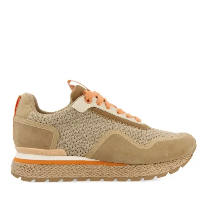 Scarpe da basket da donna Gioseppo Rukaj Beige