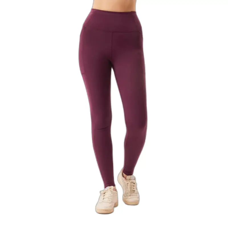 Girlfriend Collective Legging a vita alta 7/8 con tasca donna