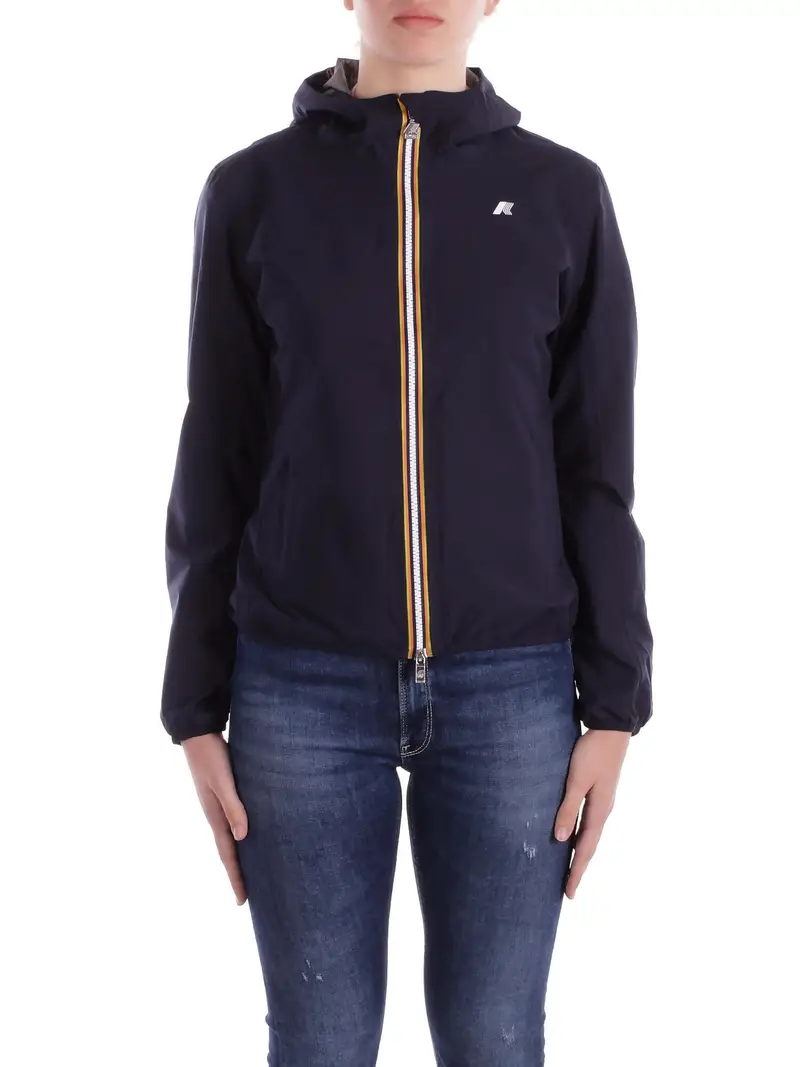 Giubbotto Donna KWAY Blu depth Lily stretch dot