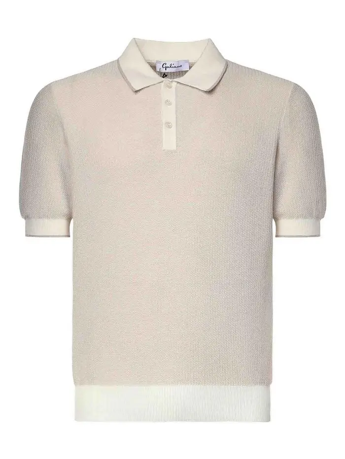 Giuliano Galiano Polo in cotone Bianco