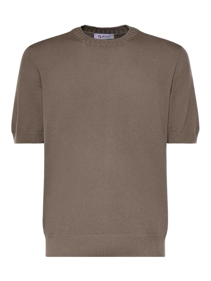 Giuliano Galiano T-shirt in cotone Beige