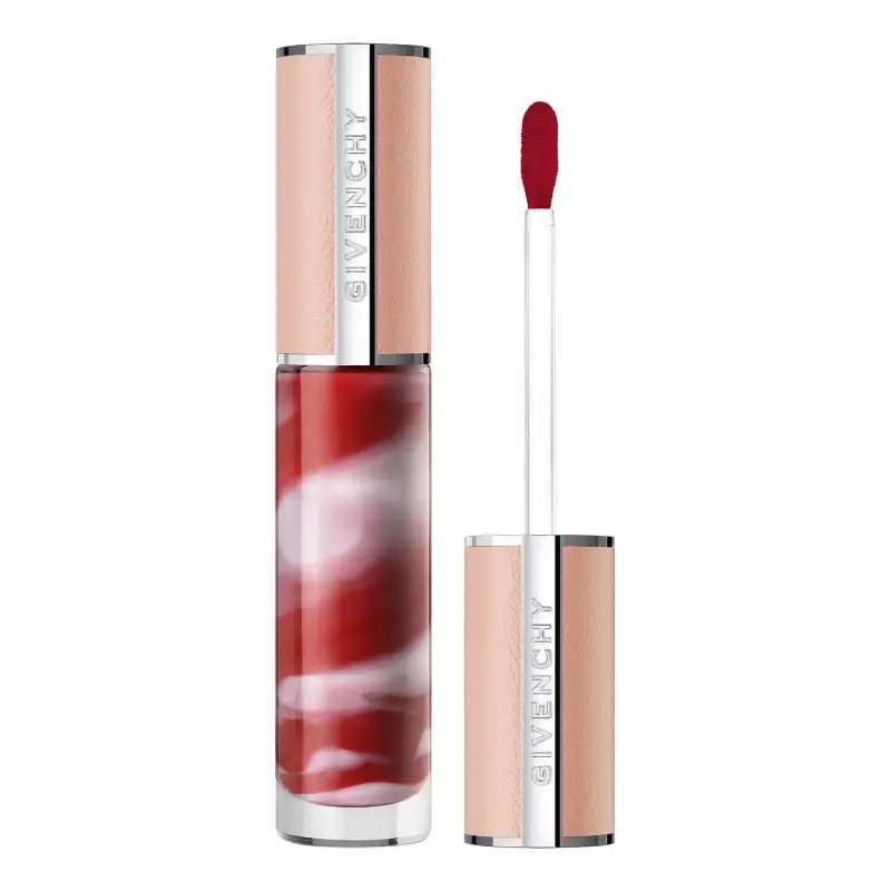 Givenchy Labbra Le Rose Perfecto Liquid N37 Rouge Grainé - Gloss, Balsamo labbra N37 Rouge Grainé