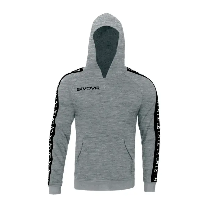 Givova Felpa con cappuccio terry band unisex blu