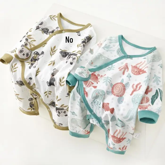 Global Finds Pagliaccetti per neonato Intimo in Puro Cotone Primavera & Autunno per 0-3 Mesi 59 cm miniatura 4