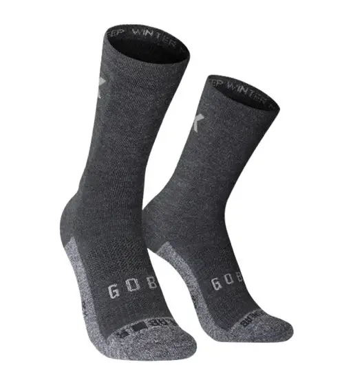 Gobik Deep Winter - calzini ciclismo Grey