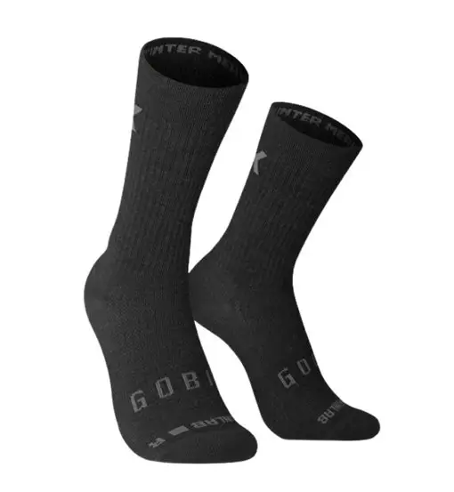 Gobik Winter merino - calzini ciclismo Black