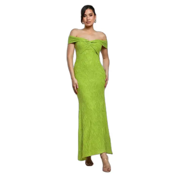 Goddiva Vestito aderente da donna Knot Twist Vert