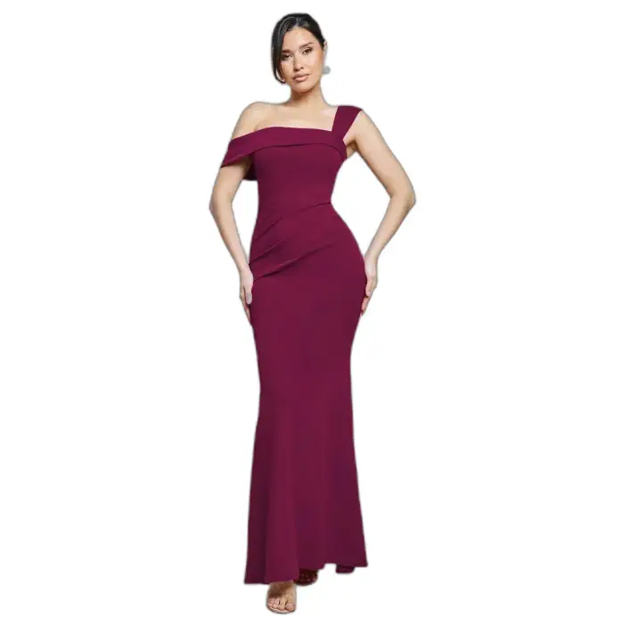 Goddiva Vestito aderente da donna Off The Shoulder Rouge