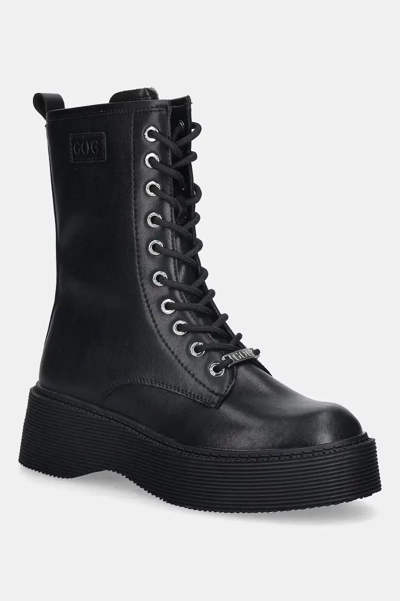 Goe stivaletti alla caviglia in pelle donna colore nero SS2N4130 BLACK