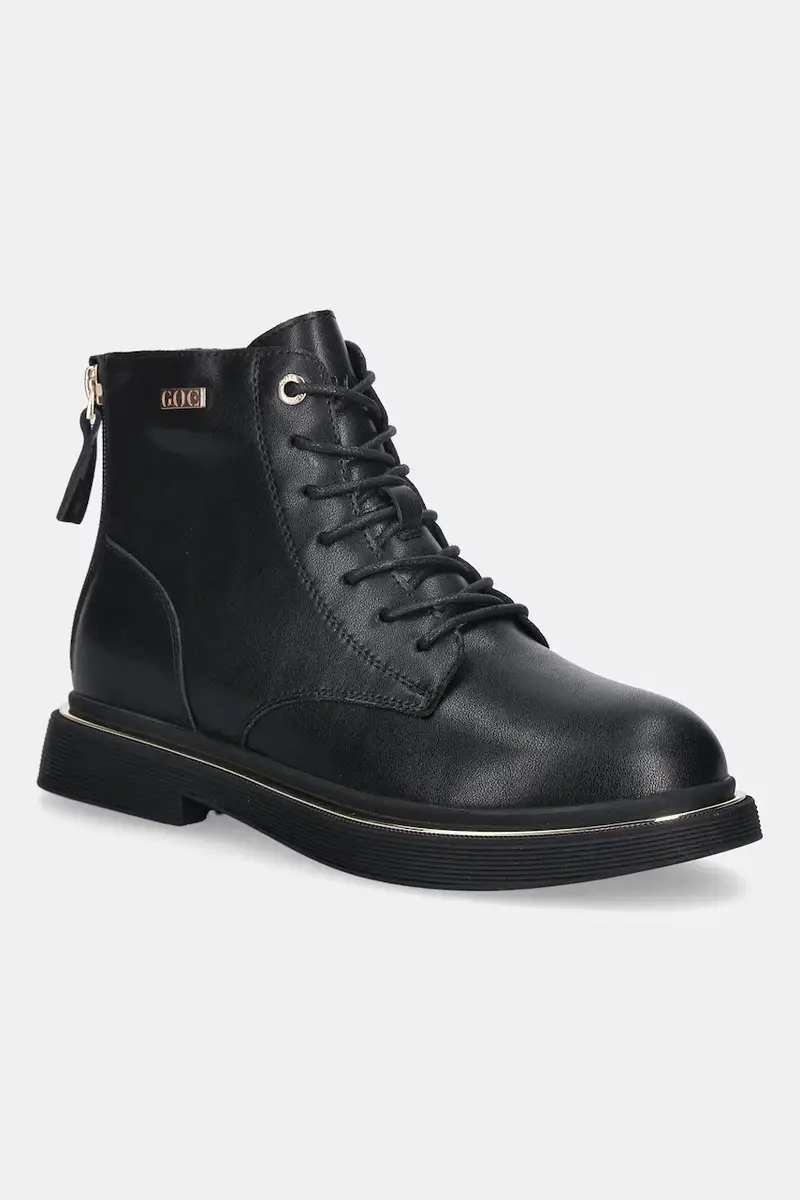 Goe stivaletti alla caviglia in pelle SS2N4101 donna colore nero SS2N4101 BLACK GOLD