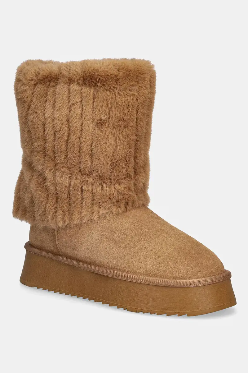 Goe stivali da neve in camoscio colore marrone SS2N4308 BROWN