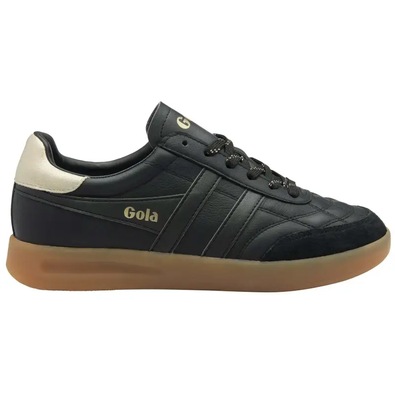Gola Sneakers da donna Stadia Leather Trainer Noir