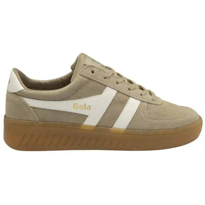 Gola Sneakers da donna in pelle scamosciata Grandslam Beige