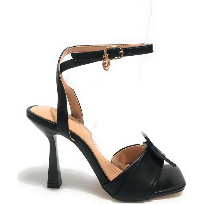 Gold&gold Sandali con tacco Sandalo DS23GG51 Nero