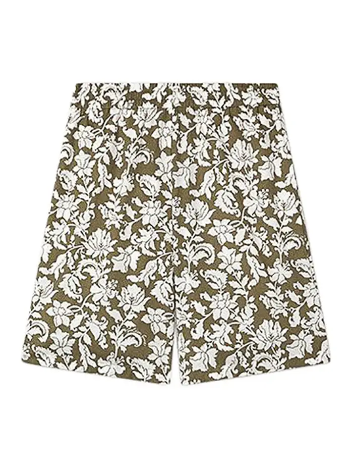Golden Goose Bermuda Con Stampa Bianco