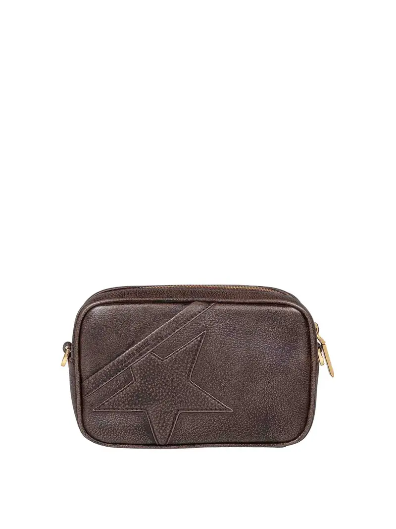 Golden Goose Borsa Mini Star In Pelle Colore Marrone Marrone Scuro