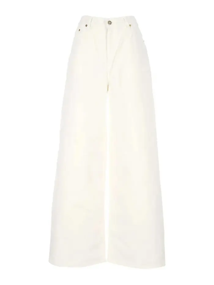 Golden Goose Jeans bianchi Bianco