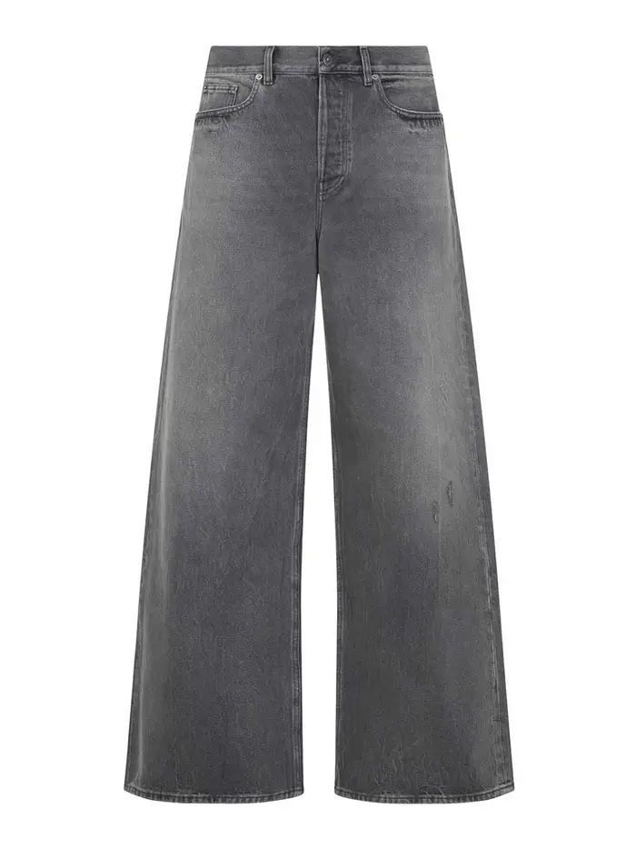 Golden Goose Jeans larghi Grigio