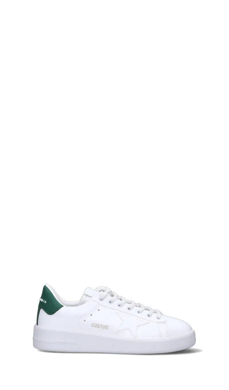 GOLDEN GOOSE PURE Sneaker uomo bianca/verde in pelle Vario