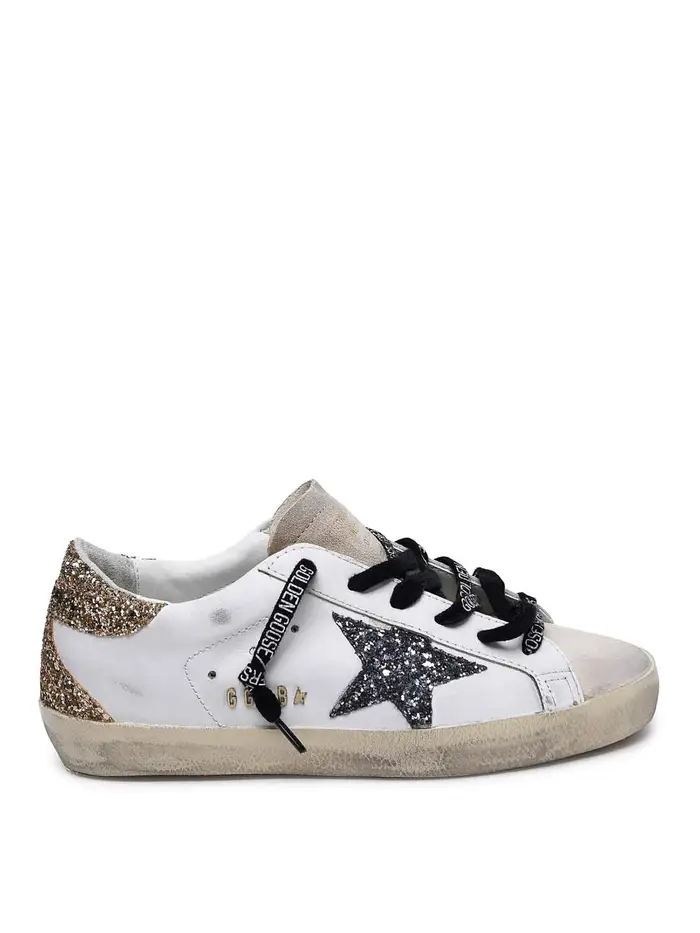 Golden Goose Sneaker stnera glitter Bianco