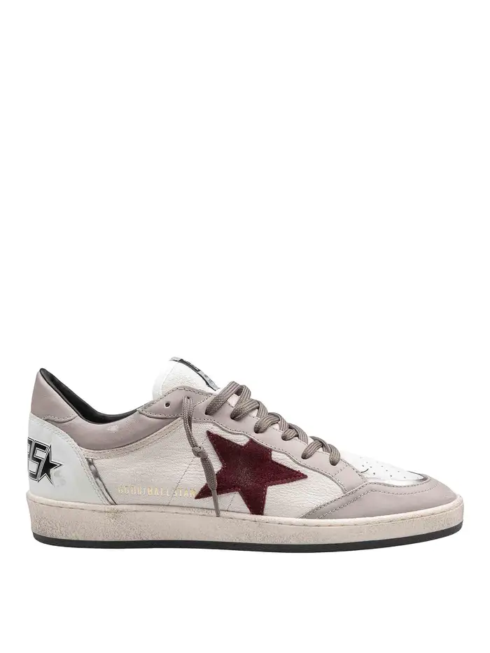 Golden Goose Sneakers Ballstar In Nappa Bianco