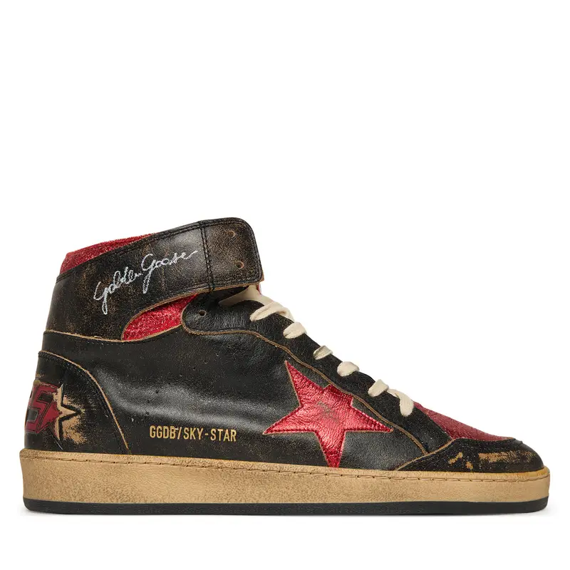 Golden Goose Sneakers Sky Star GMF00230.F003285.90235 Marrone