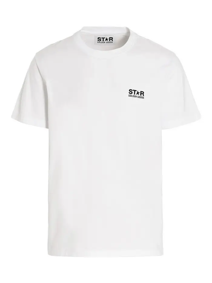 Golden Goose T-shirt con logo Bianco