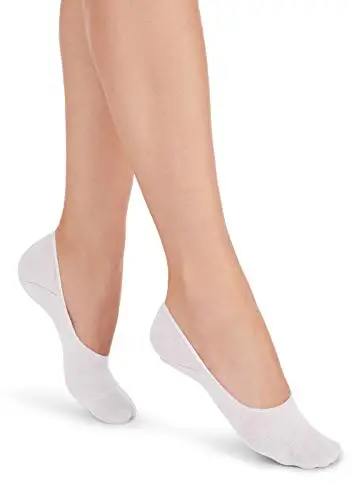 Golden Lady Salvapiede Cotton 6 paia Calzini antiscivolo, Donna, Bianco (Bianco 098A)