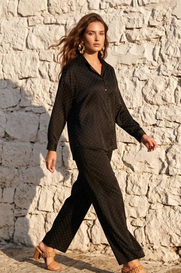 Golden Sirena COMPLETO CON MICRO POIS | Colore Nero