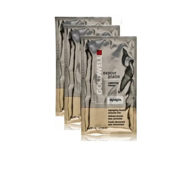 Goldwell Set Trio Oxycur Platin Polvere Ossidante Decolorante per Capelli 3 pezzi 30 g