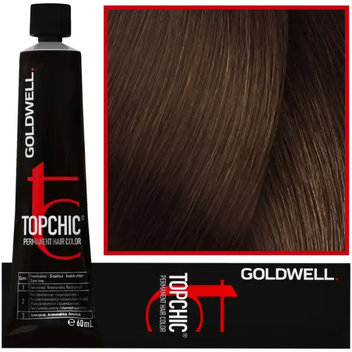 Goldwell Tintura per capelli Topchic 60ml 6-NA Biondo cenere naturale scuro