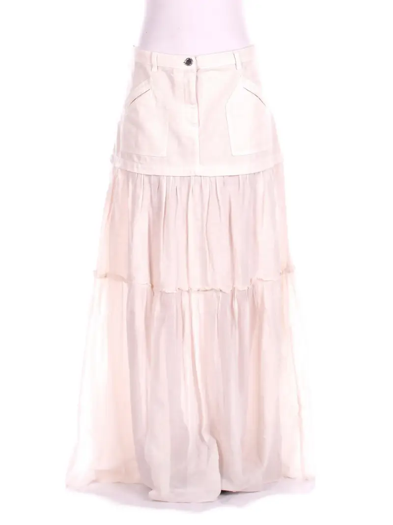 Gonna Donna PINKO Beige Kenny gonna voile