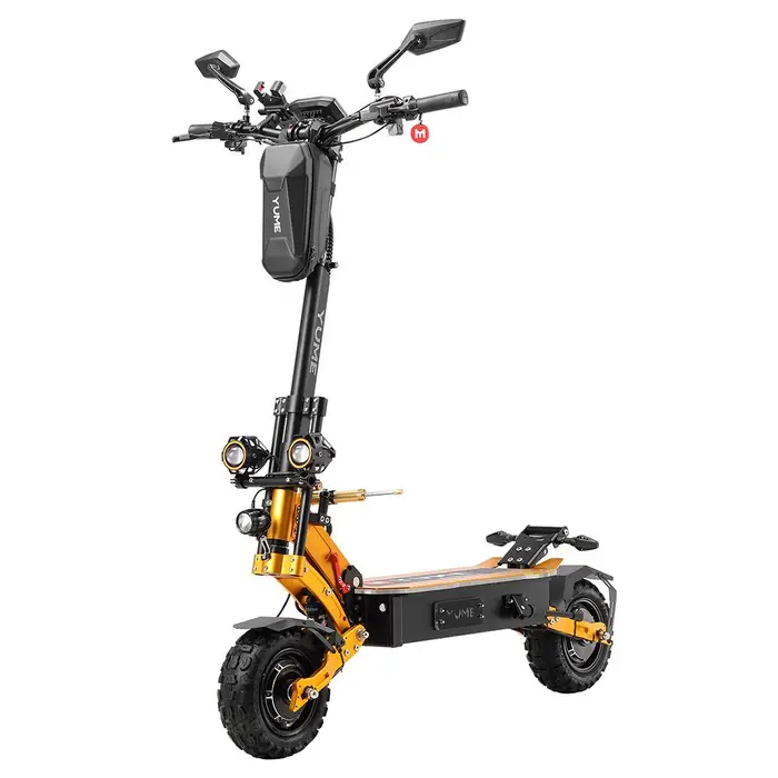 Monopattino Elettrico YUME X11+, Motore 3000W*2, Batteria 60V 27Ah, Pneumatici Fat Off-road da 11 pollici, Velocità Massima 80km/h