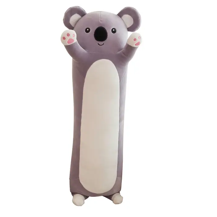 GoolRC Morbido cuscino in peluche Panda a forma di koala Peluche Cuscino lungo che abbraccia Cuscino carino per divano 90cm Type 2