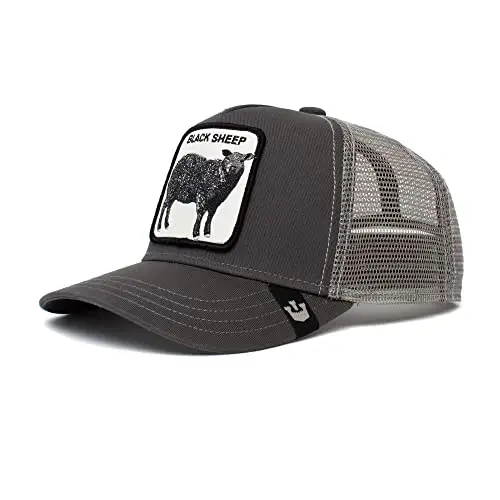 Goorin Bros. The Farm, cappello trucker unisex per bambini, grigio (motivo Sheepie)