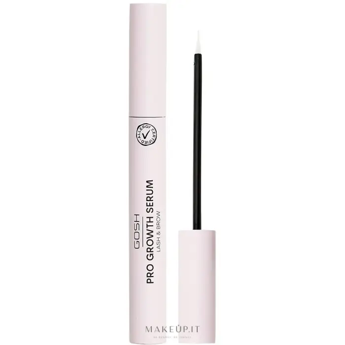 Gosh Pro Growth Siero Vegano Per La Crescita Di Ciglia E Sopracciglia Colore Transparente 8 Ml
